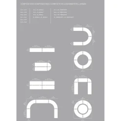 Zown Premium Collection Corner Folding Table, Brown, 2/Pk (60435PRM2E)