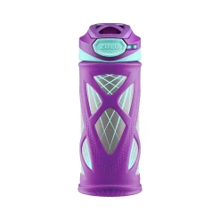Zulu Echo Stainless Steel Kids' Water Bottle, 12 oz., Purple/Turquoise (438-0343-063-6)