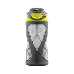 Zulu Torque Tritan Kids' Water Bottle, 16 oz., Gray/Green (238-0362-436-6)