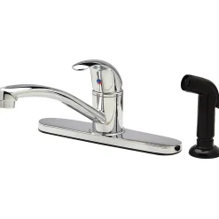 Zurn AquaSpec Temp-Gard Single Control Kitchen Faucet with Ceramic Disc Cartridge (Z7872C-XL)