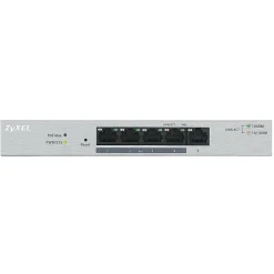 ZyXEL GS1200 8-Port Gigabit Ethernet Managed Switch, 10/100/1000 Mbps, Gray (GS12008HP)
