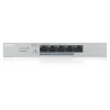 Zyxel GS1200-5HPv2 Managed 5-Port Gigabit PoE+ Desktop Ethernet Switch, Gray